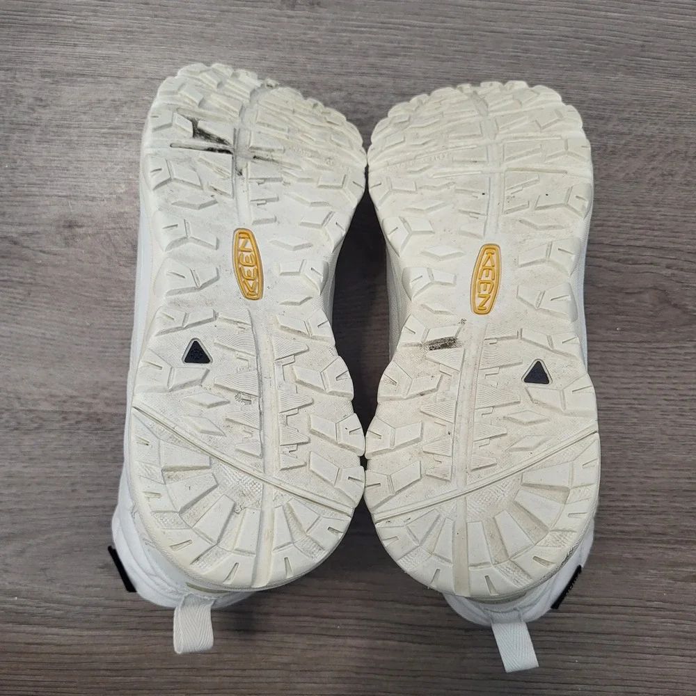 KEEN Terradora Ankle Waterproof Winter Boots Off White Hiking Gorpcore Womens 8